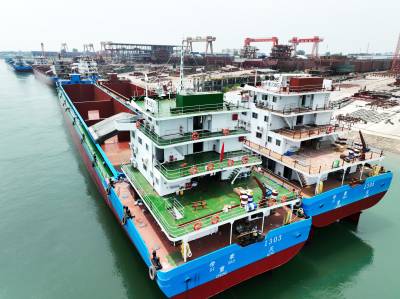 宜昌：新能源智能船舶建造忙