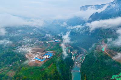 湖北恩施：姚家平水利枢纽工程建设有序推进