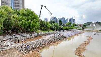 房县：除险加固马栏河防洪工程