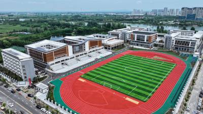 湖北宜城：新校园即将迎来新学生