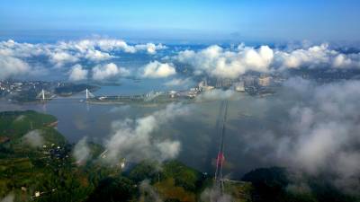 湖北郧阳：南水北调丹江口库区水位回升至156.45米