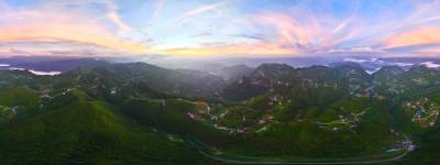 湖北巴东：乡村夕阳绘长卷