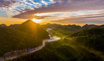 湖北南漳：清晨观朝霞