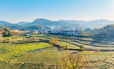 湖北英山：乡村冬景美如画