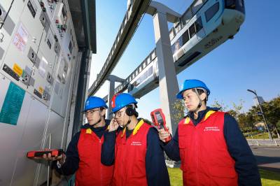 护航冬季城市立体交通稳定供电和安全运行