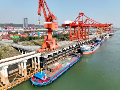 白洋港吞进吐出冲刺年终目标