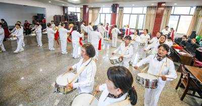 嘉鱼北街社区歌舞飞扬绘就幸福图景