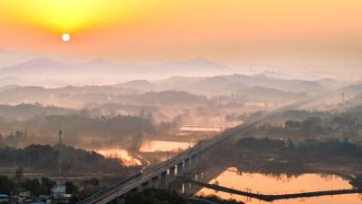浠水：冬日山城风光美