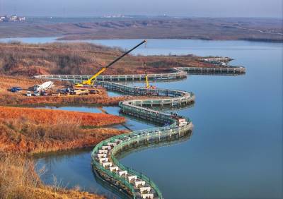 建设水上栈道 提升旅游景观（客户端采稿）