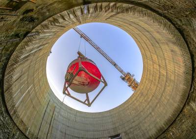 竹山县潘口抽水蓄能电站调压井建设即将完工