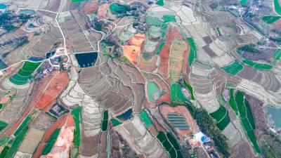 湖北新年农田备耕生产
