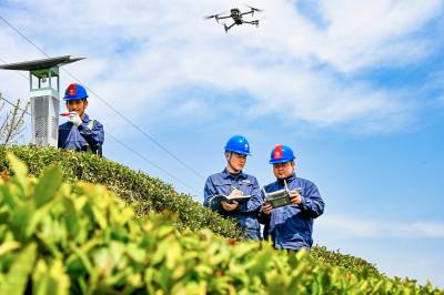  英山：无人机巡线保供电
