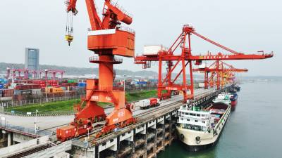 白洋港吞吐量实现开门红