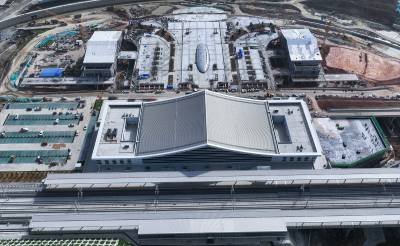 郧西高铁站广场加快建设  