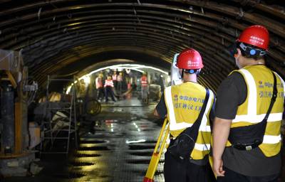湖北保康：引江补汉工程建设正酣