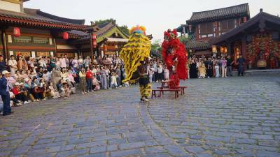 襄阳：狮舞唐城非遗传承