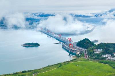 三峡大坝生态美