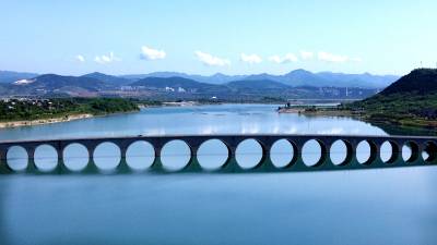 汉江郧阳湖 风光美如画