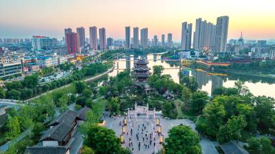 浠水：一河两岸入画来