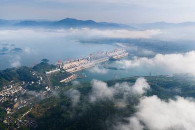 三峡大坝生态美