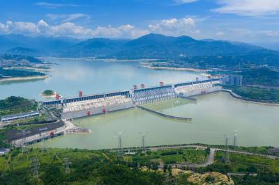 三峡水库水位消落至155米水位线以下