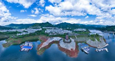 竹山县上庸集镇库岸边坡紧张治理